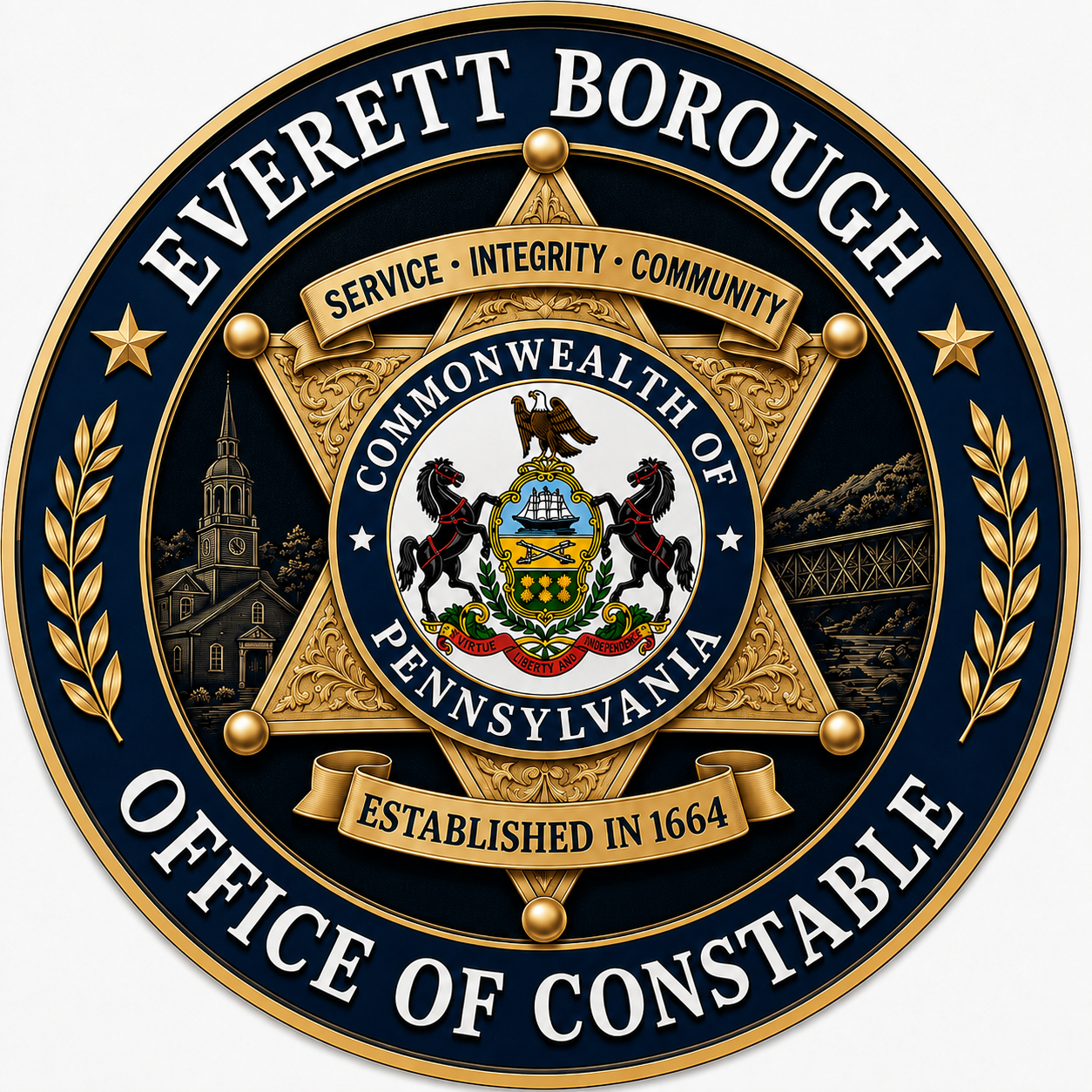Everett Borough Office of Constable seal